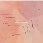 Lô góc 2 mặt tiền – Dương Loan - Hoàng Đình Ái – Hòa Xuân- Cẩm Lệ - Đà Nẵng
Diện tích: 205 m² (24 × 19 m)